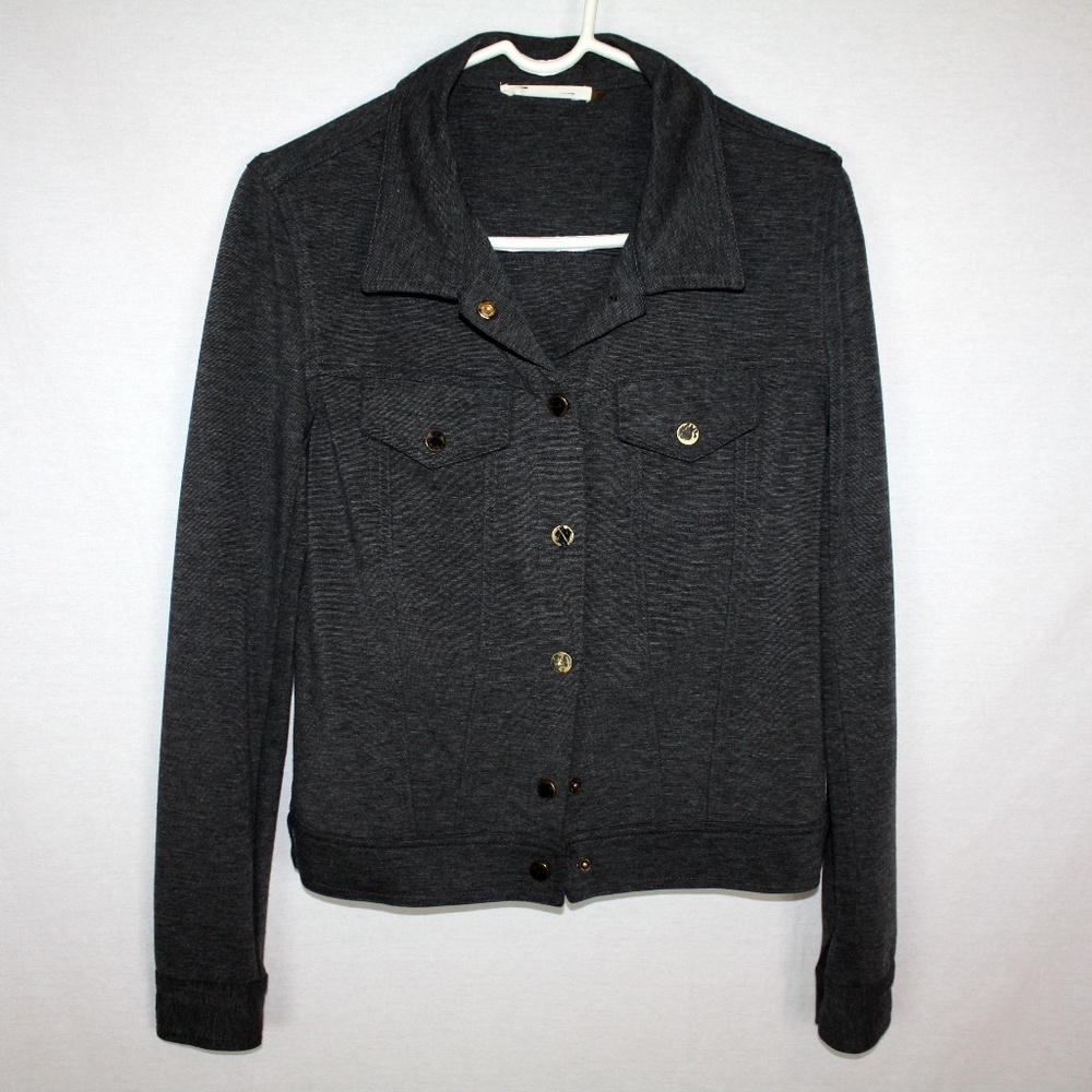 T by Alexander Wang Grey Mock Jean Jacket S